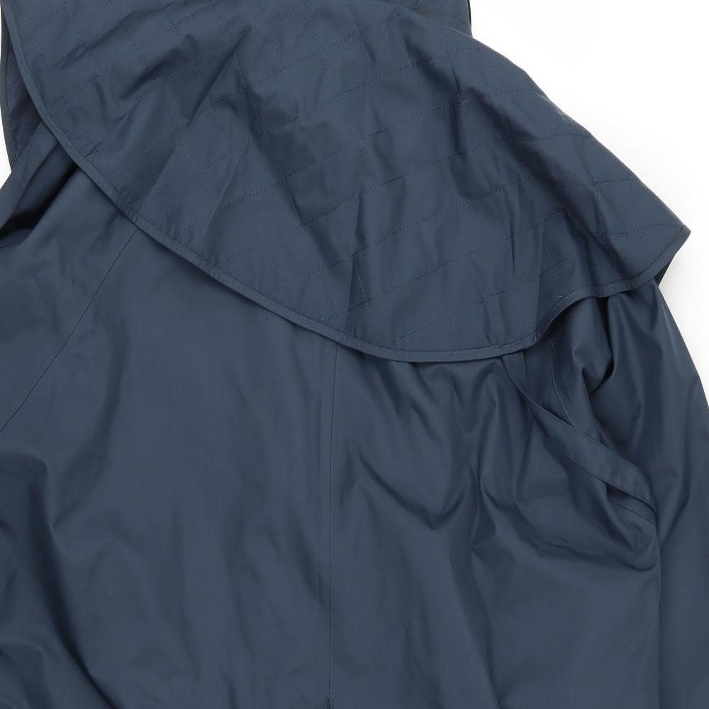 David Barry Womens Blue   Overcoat Coat Size 16