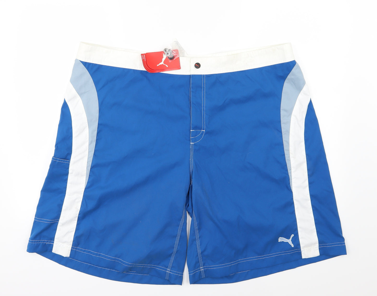 PUMA Mens Blue   Sweat Shorts Size 2XL