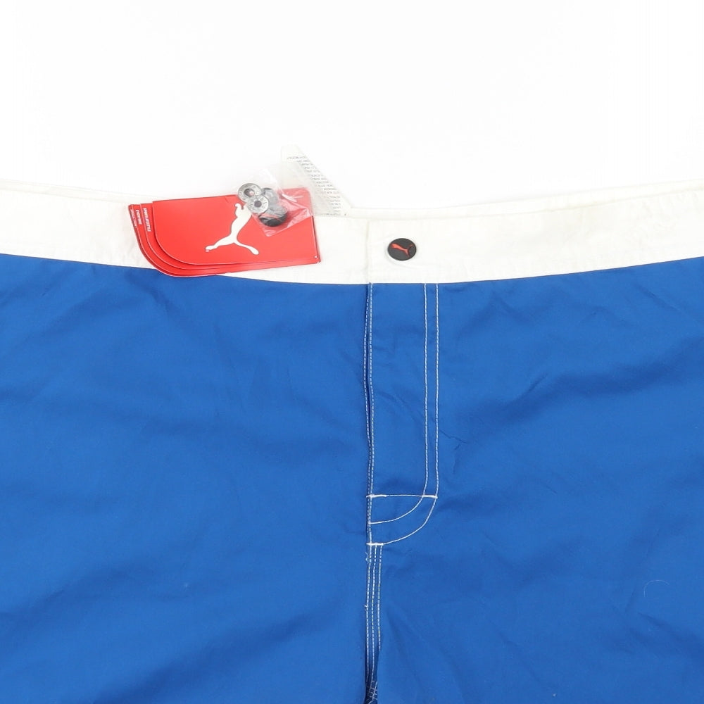 PUMA Mens Blue   Sweat Shorts Size 2XL
