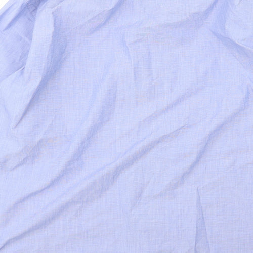 Debenhams Mens Blue  Woven  Dress Shirt Size 17