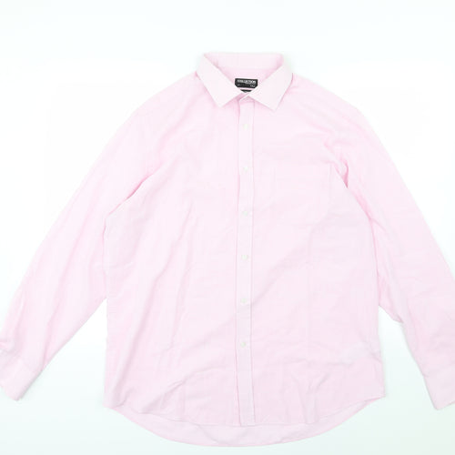 Debenhams Mens Pink    Dress Shirt Size 17