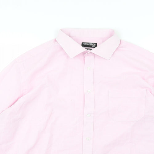 Debenhams Mens Pink    Dress Shirt Size 17