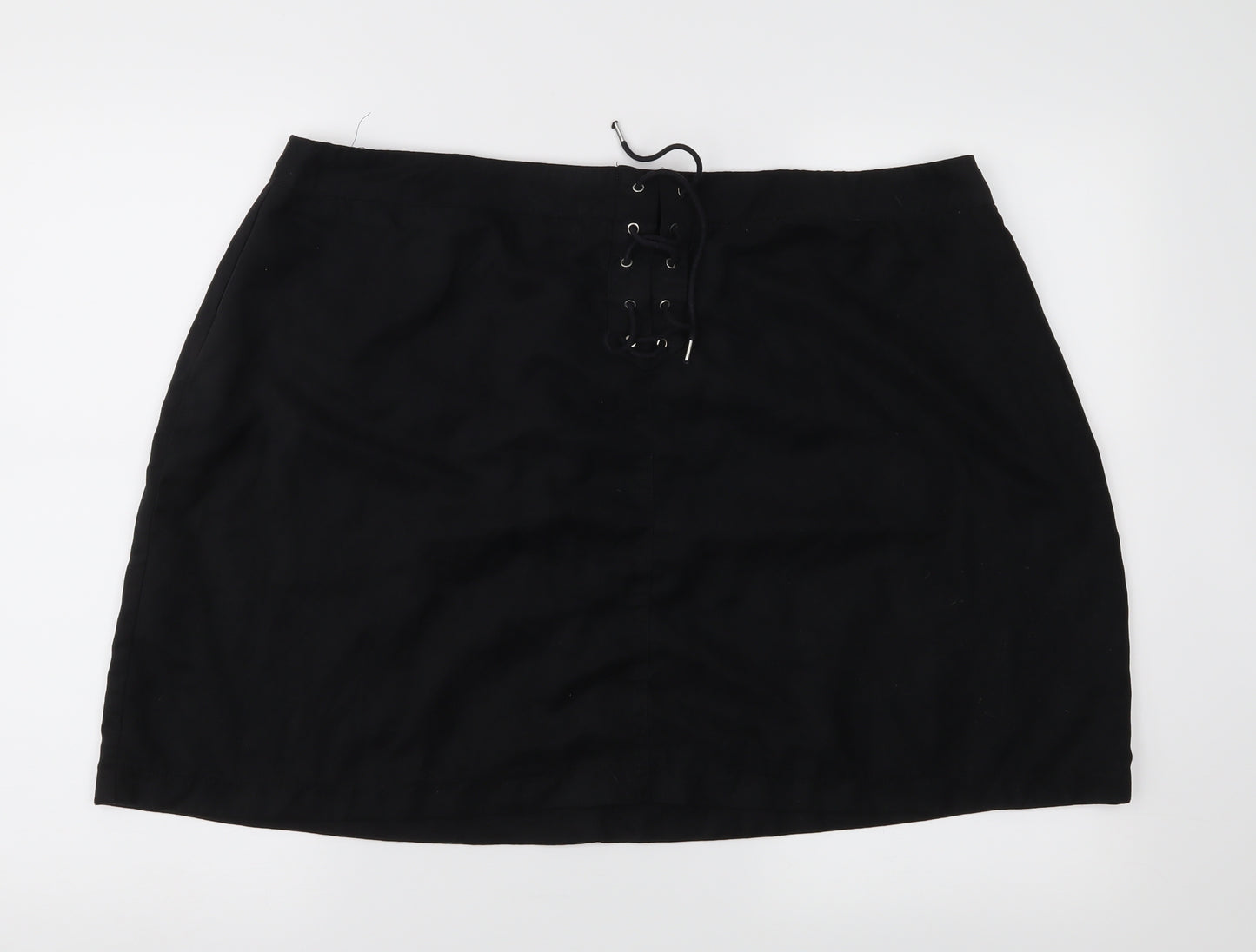 So Fabulous Womens Black   A-Line Skirt Size 40 in