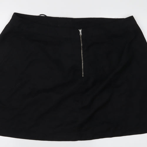 So Fabulous Womens Black   A-Line Skirt Size 40 in