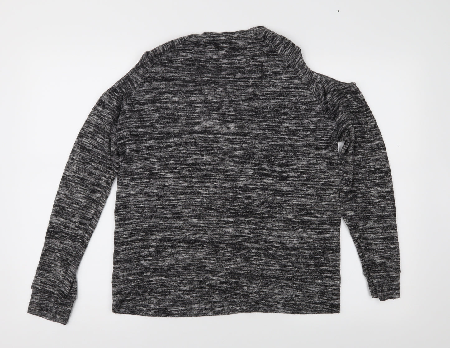 Papaya Womens Grey  Jersey Basic Blouse Size 14