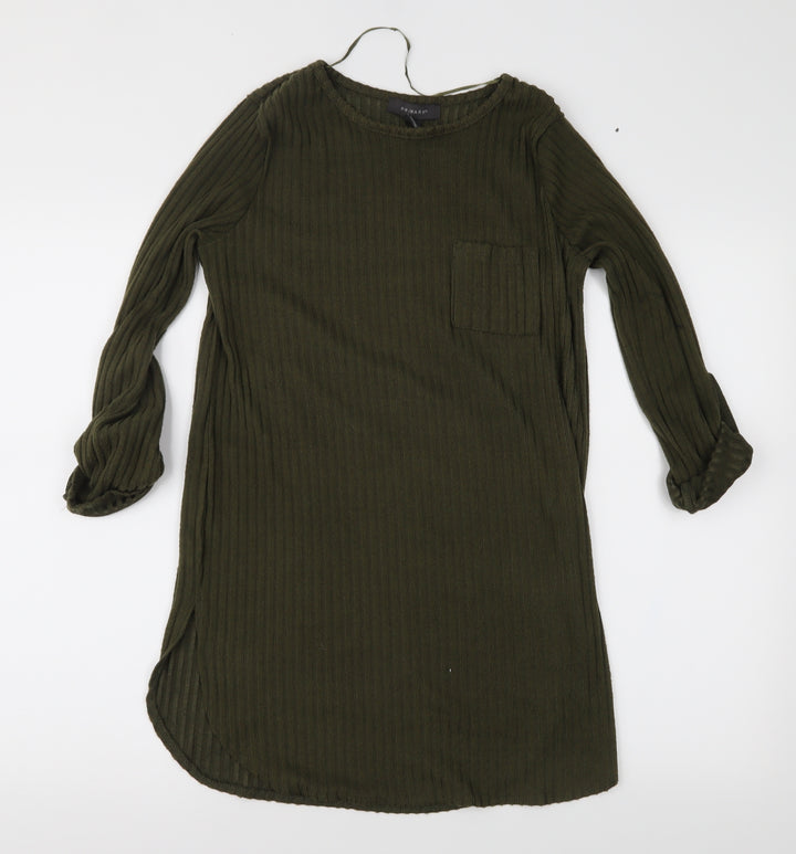 Primark Womens Green   Tunic Blouse Size XS