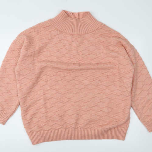 NEXT Womens Pink  Knit Pullover Jumper Size M