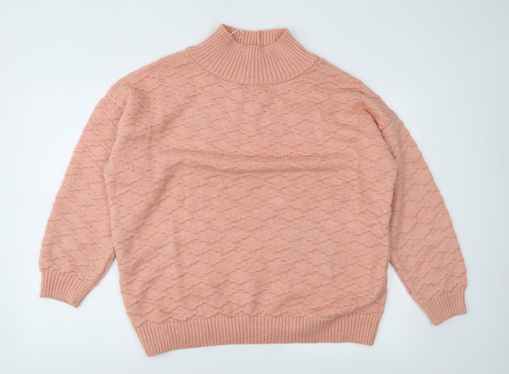 NEXT Womens Pink Knit Pullover Jumper Size M