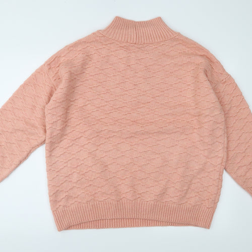 NEXT Womens Pink  Knit Pullover Jumper Size M