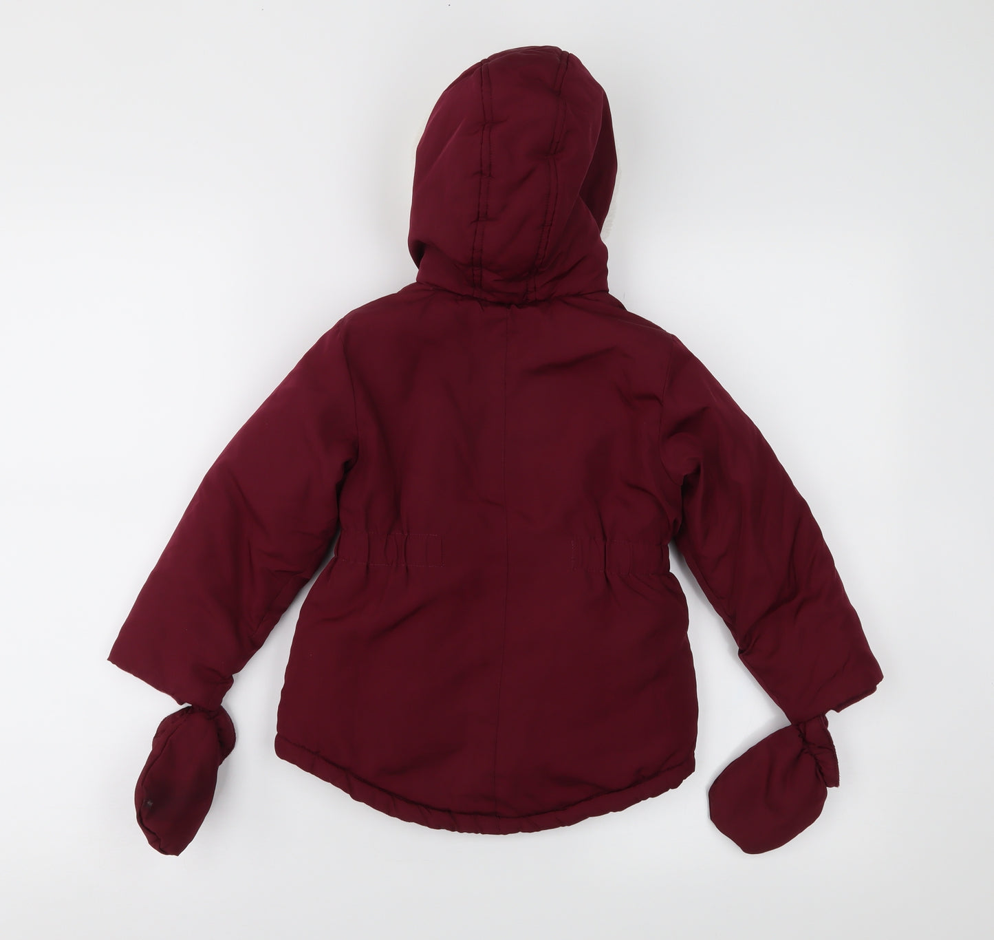 Nutmeg Girls Purple   Parka Coat Size 3-4 Years