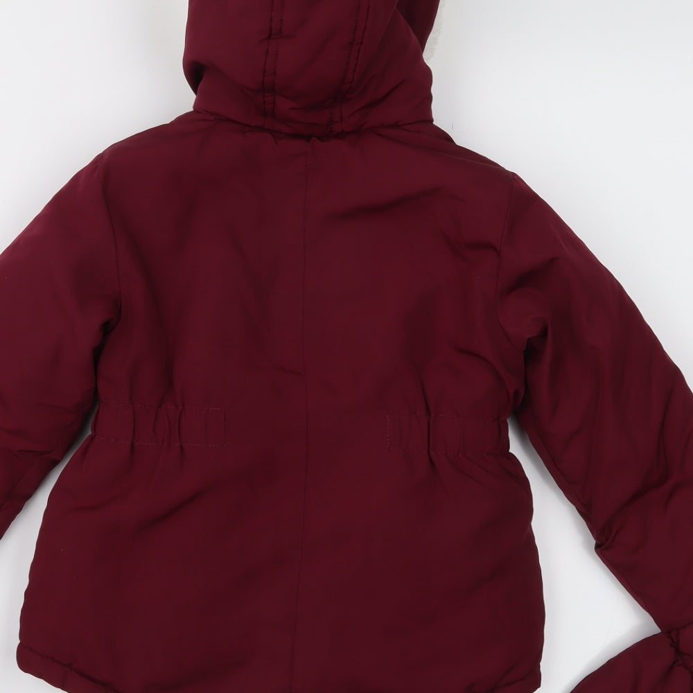 Nutmeg Girls Purple   Parka Coat Size 3-4 Years