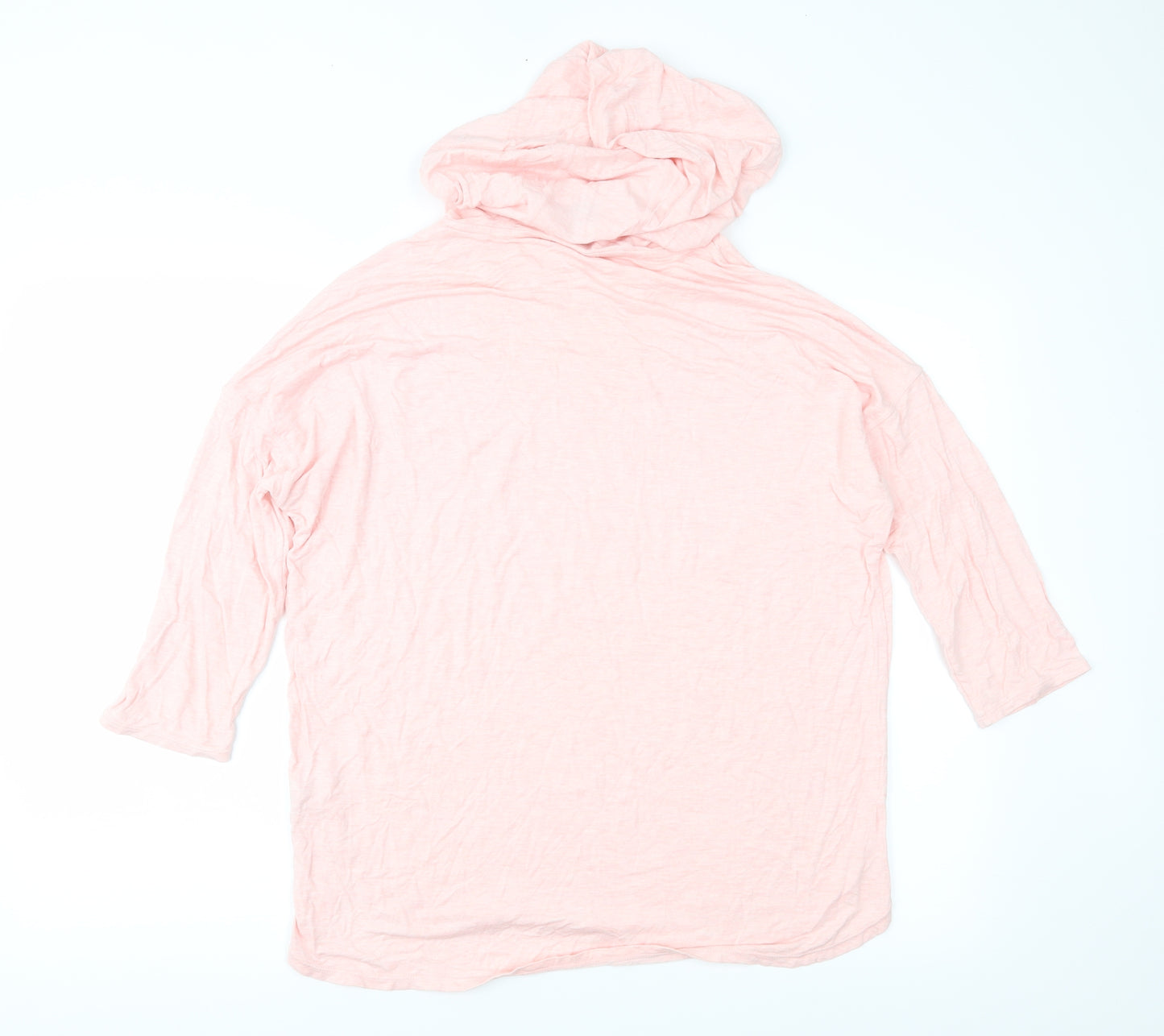 Aviva Womens Pink   Pullover Hoodie Size S