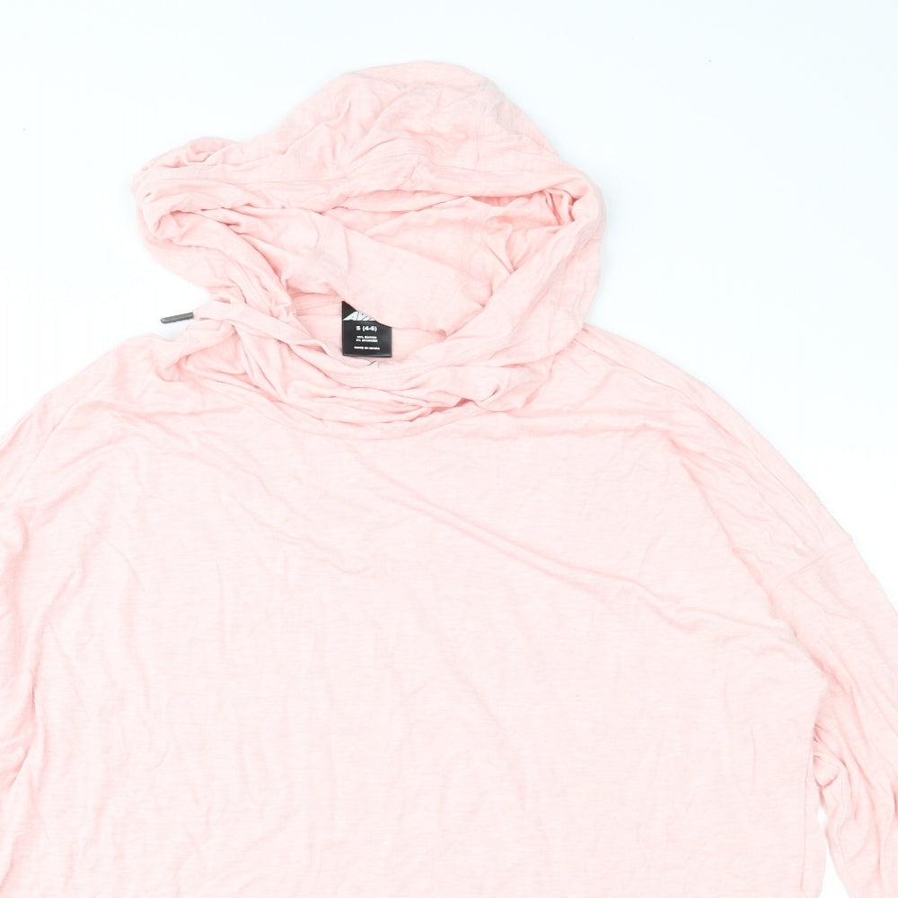 Aviva Womens Pink   Pullover Hoodie Size S