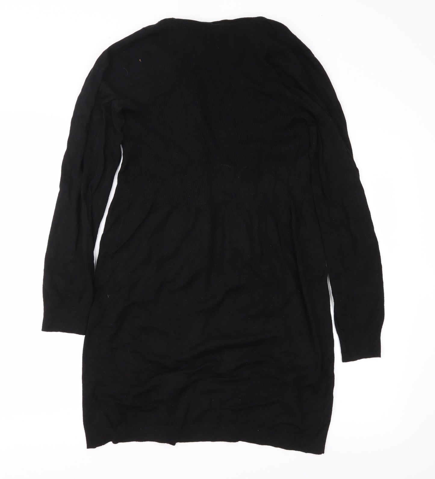 Strazzi Womens Black  Knit Cardigan Jumper Size M