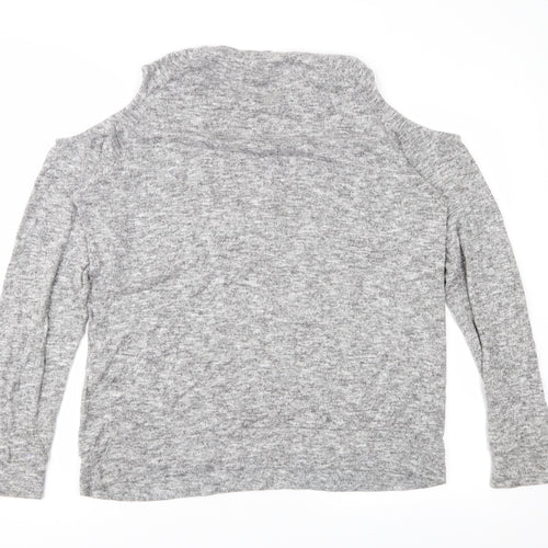 Papaya Womens Grey  Knit Pullover Jumper Size 14