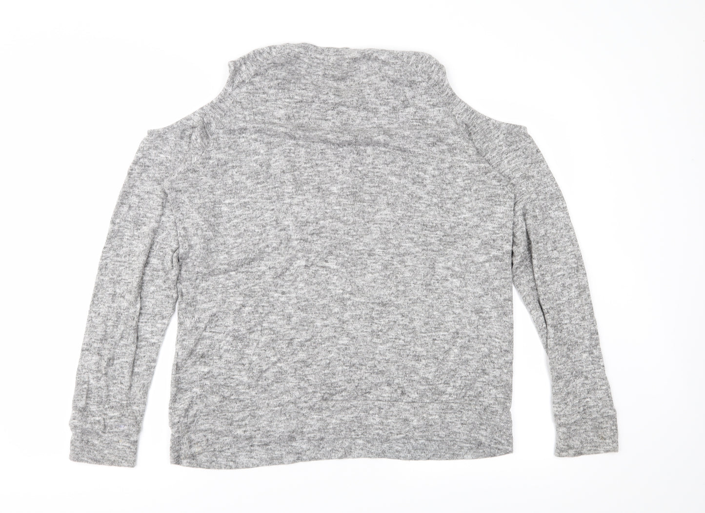 Papaya Womens Grey  Knit Pullover Jumper Size 14