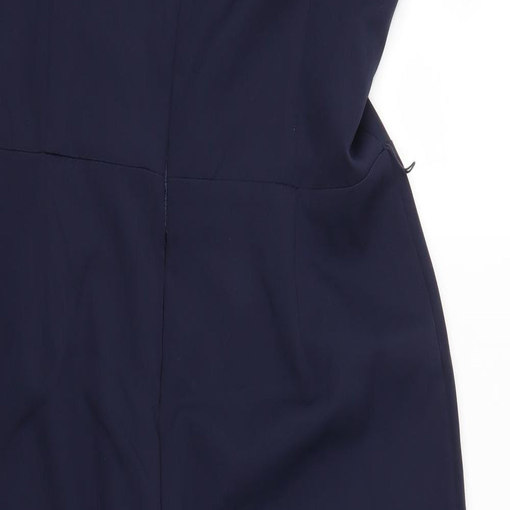 Oasis Womens Blue   Jumpsuit One-Piece Size 16 L22 in