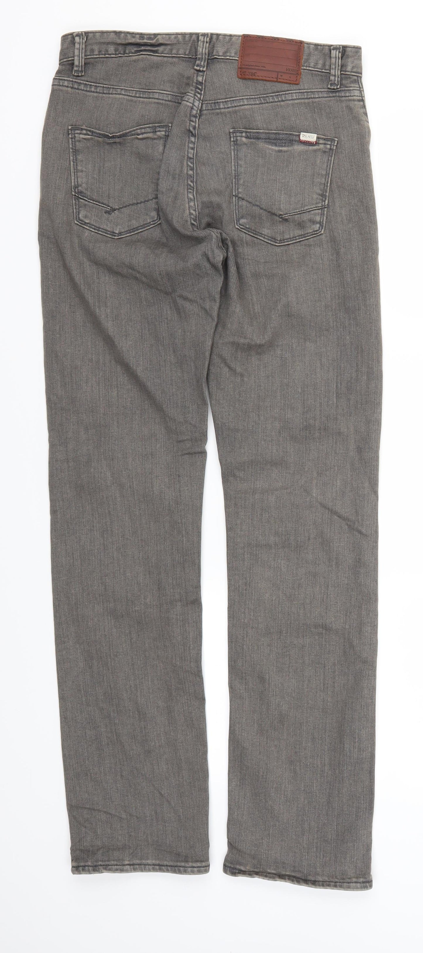 VANS Mens Grey  Denim Straight Jeans Size 29 in L30 in