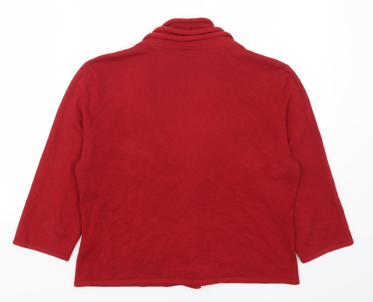 Minuet Womens Red   Cardigan Jumper Size 18