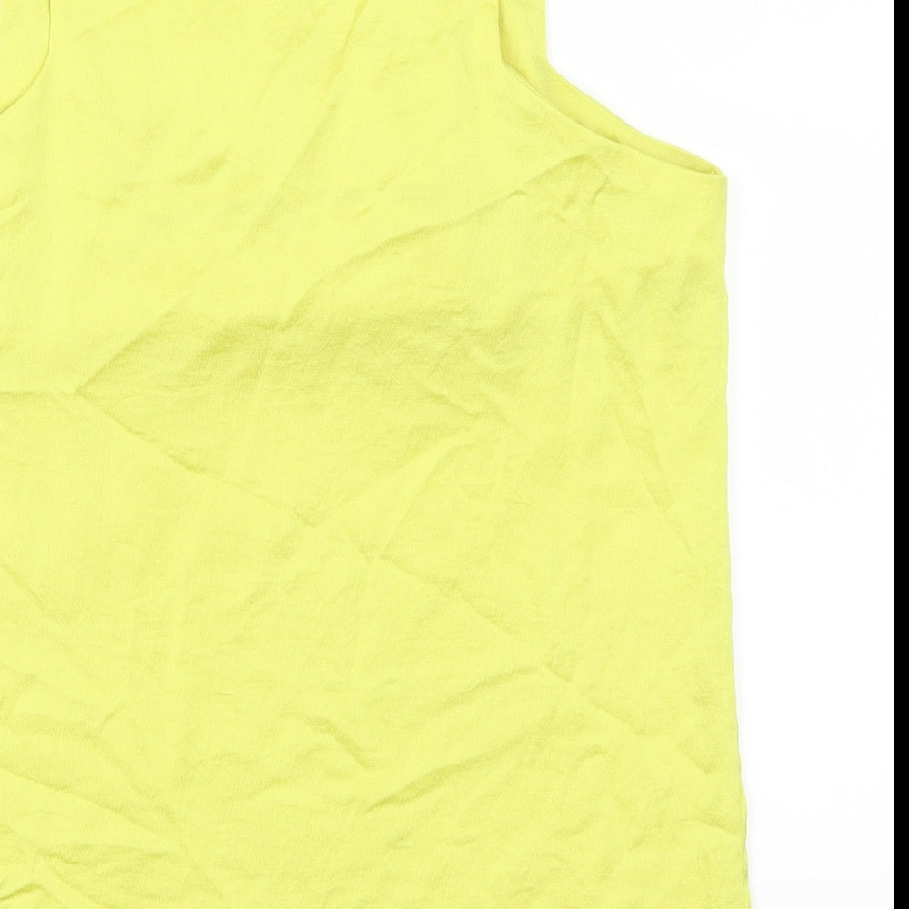 Finery Womens Yellow   Basic Tank Size 10