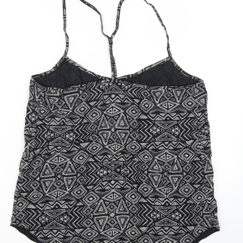 NEXT Womens Grey Geometric  Basic Tank Size 8