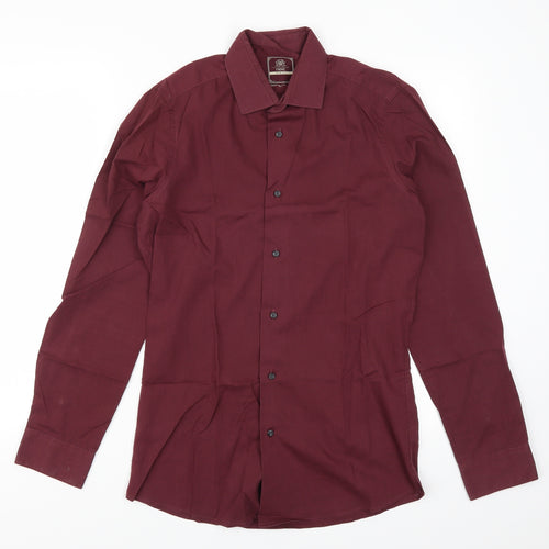 NEXT Mens Red    Button-Up Size 14.5