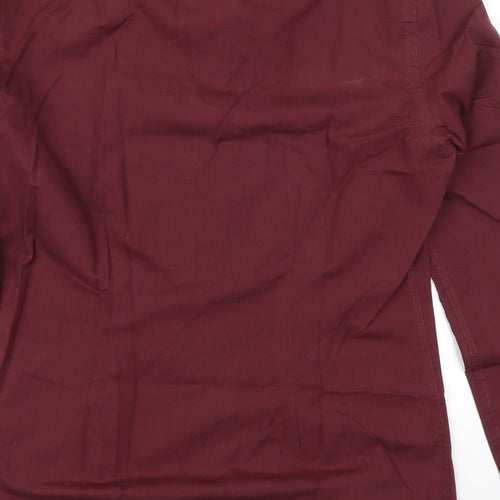 NEXT Mens Red    Button-Up Size 14.5