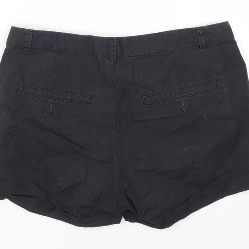 H&M Womens Grey   Hot Pants Shorts Size 6