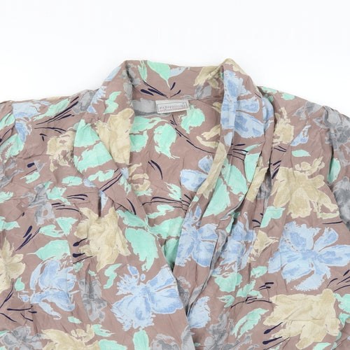 Expressions Womens Multicoloured Floral  Jacket  Size 10