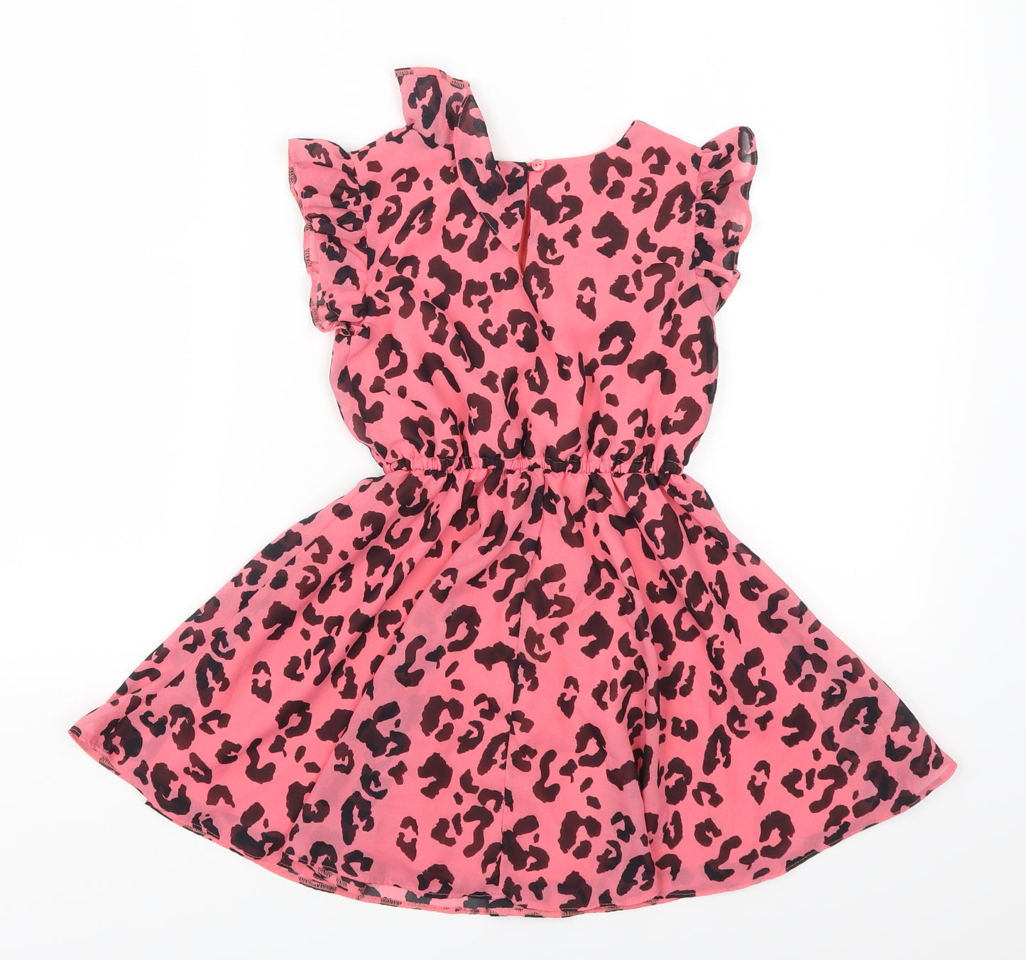 TU Girls Pink   Skater Dress  Size 6 Years