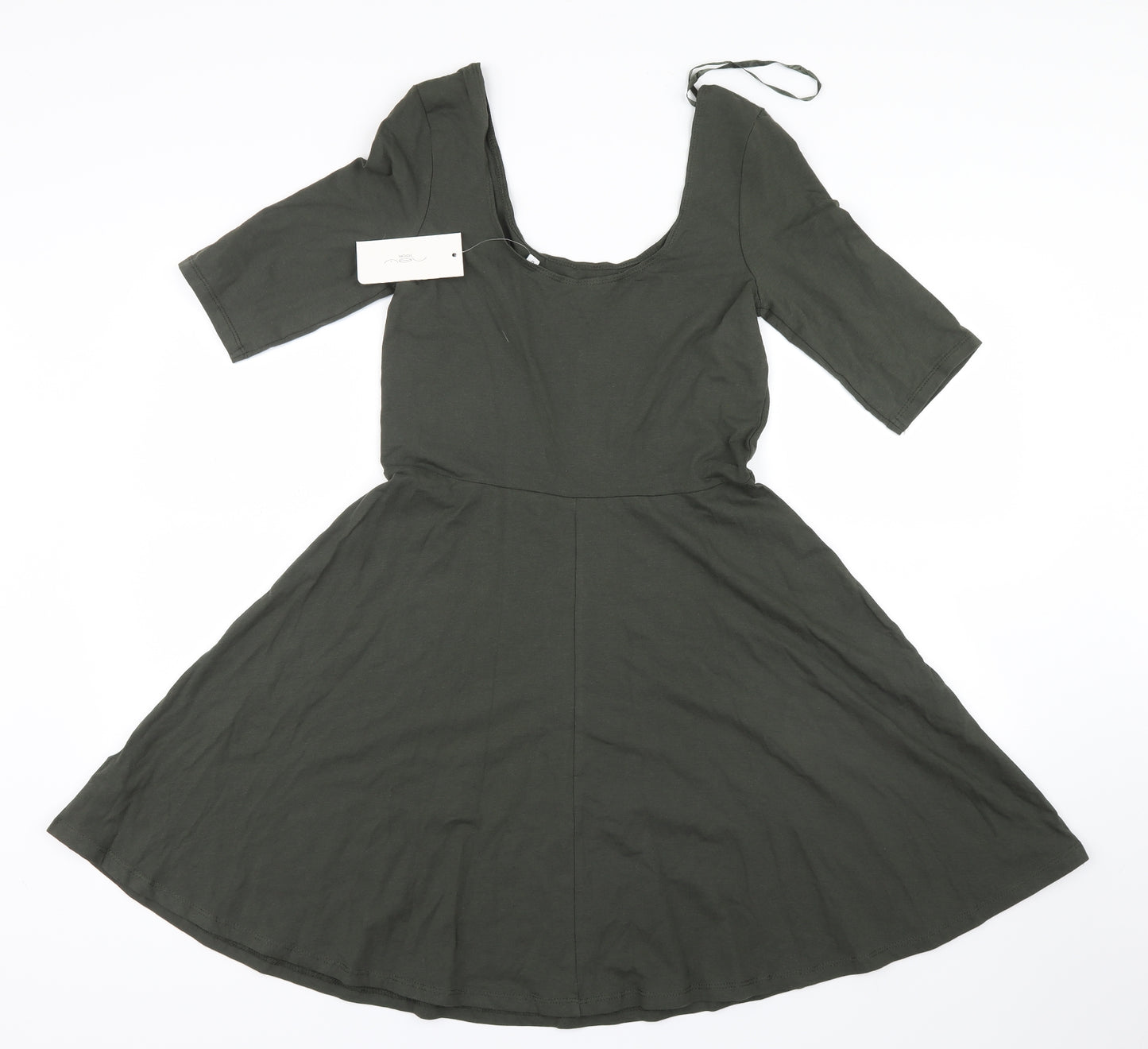 New Look Womens Green   Shirt Dress  Size 12