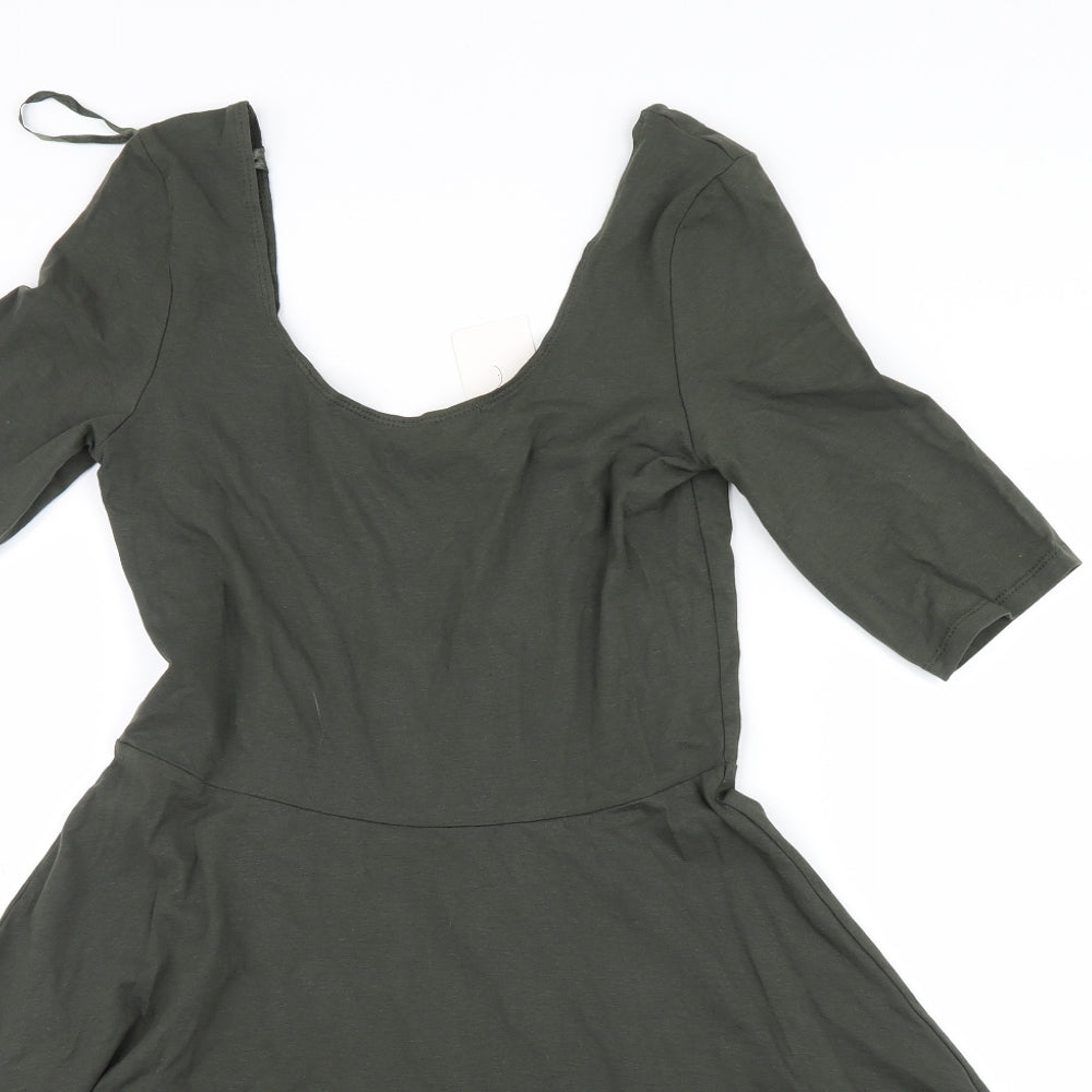 New Look Womens Green   Shirt Dress  Size 12