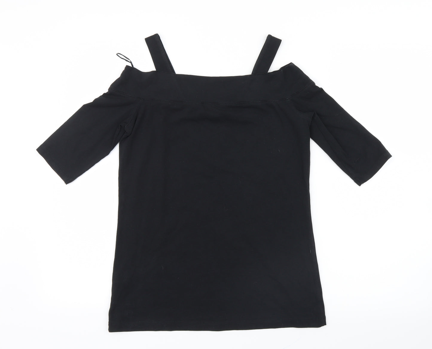 F&F Womens Black   Basic T-Shirt Size 10