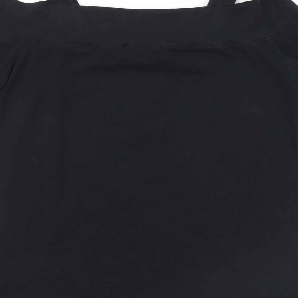 F&F Womens Black   Basic T-Shirt Size 10