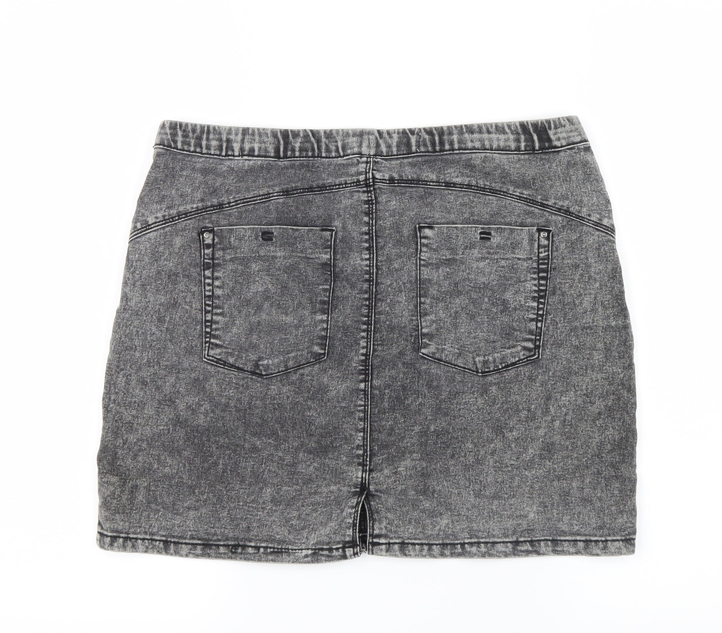 Denim Co. Womens Grey  Denim Straight & Pencil Skirt Size 10