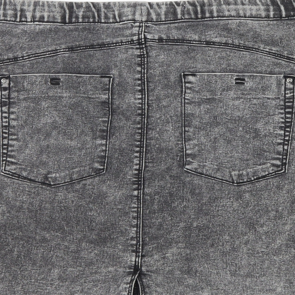 Denim Co. Womens Grey  Denim Straight & Pencil Skirt Size 10