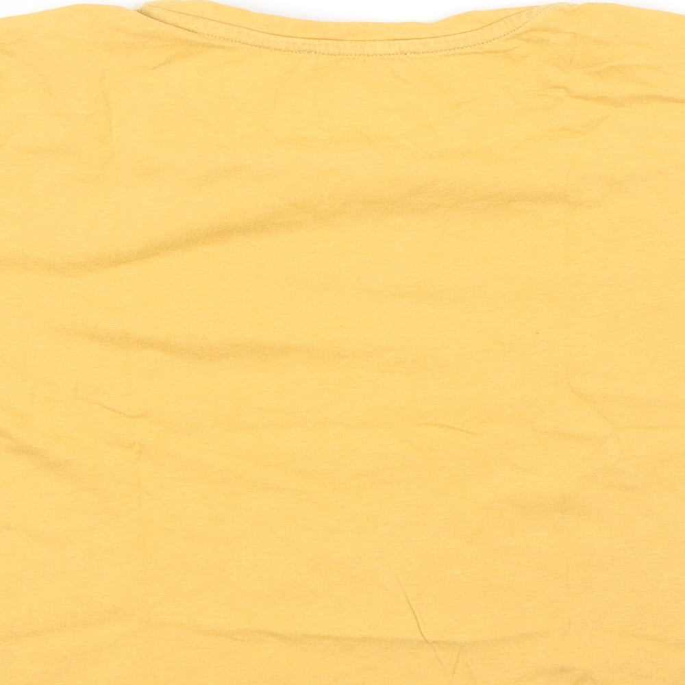New Look Girls Yellow   Basic T-Shirt Size S