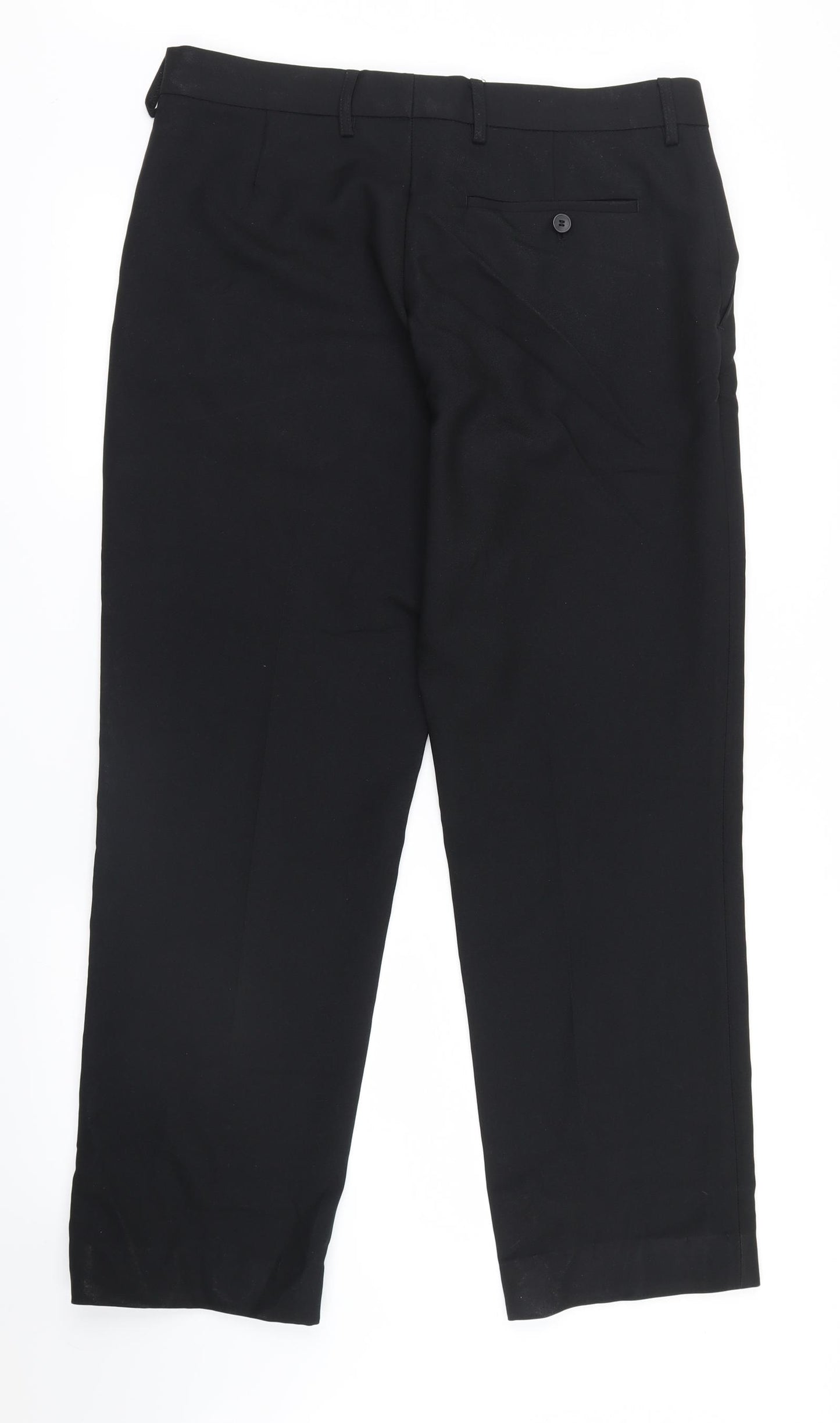 F&F Mens Black   Trousers  Size 34 in L29 in