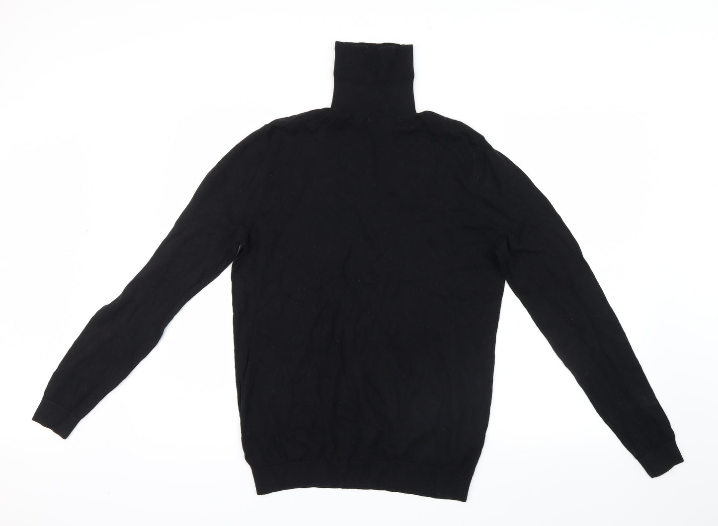 ASOS Mens Black  Knit Pullover Jumper Size M
