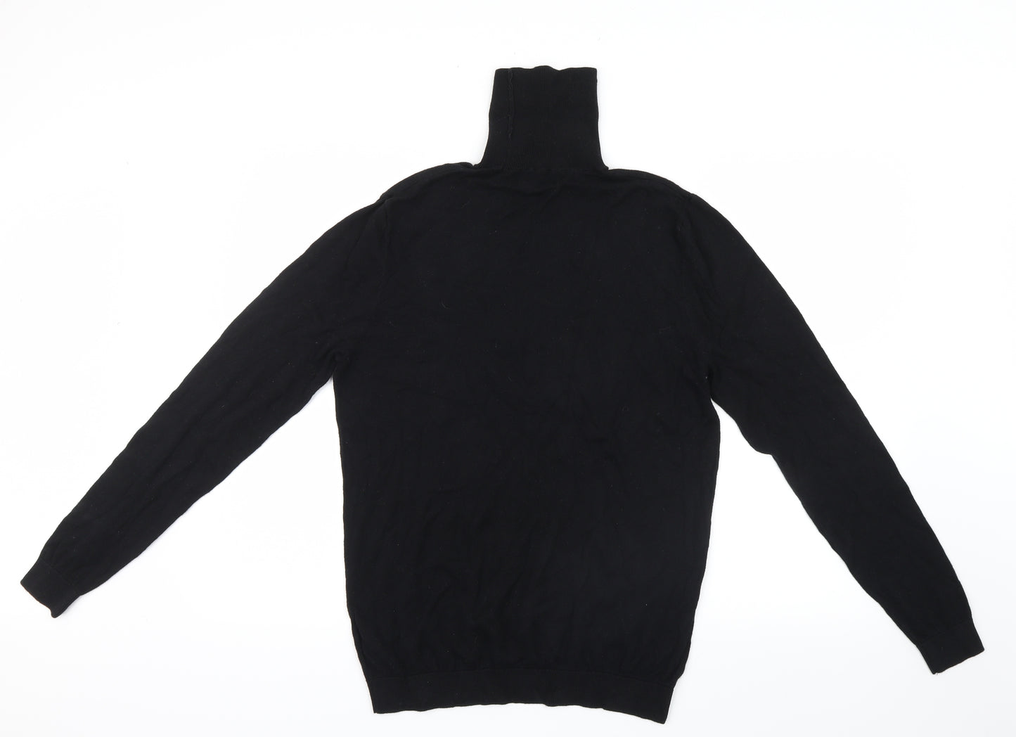 ASOS Mens Black  Knit Pullover Jumper Size M