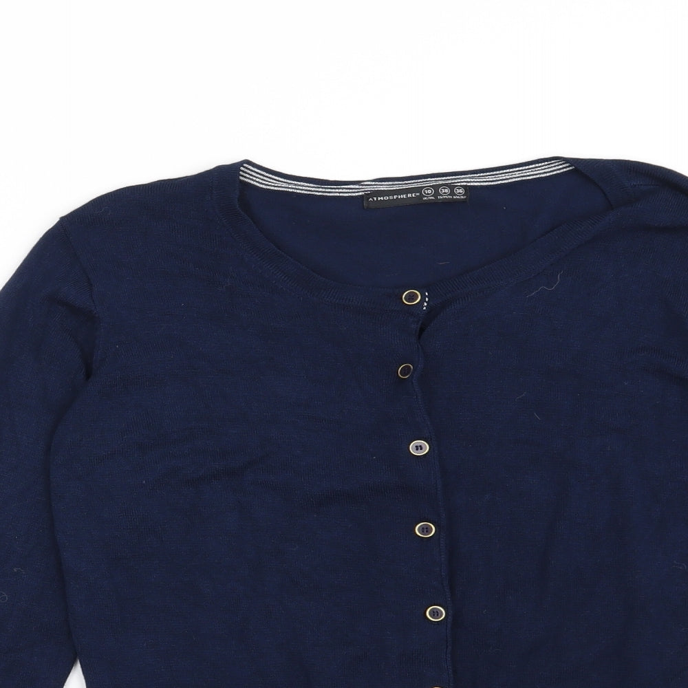Atmosphere Womens Blue   Cardigan Jumper Size 10