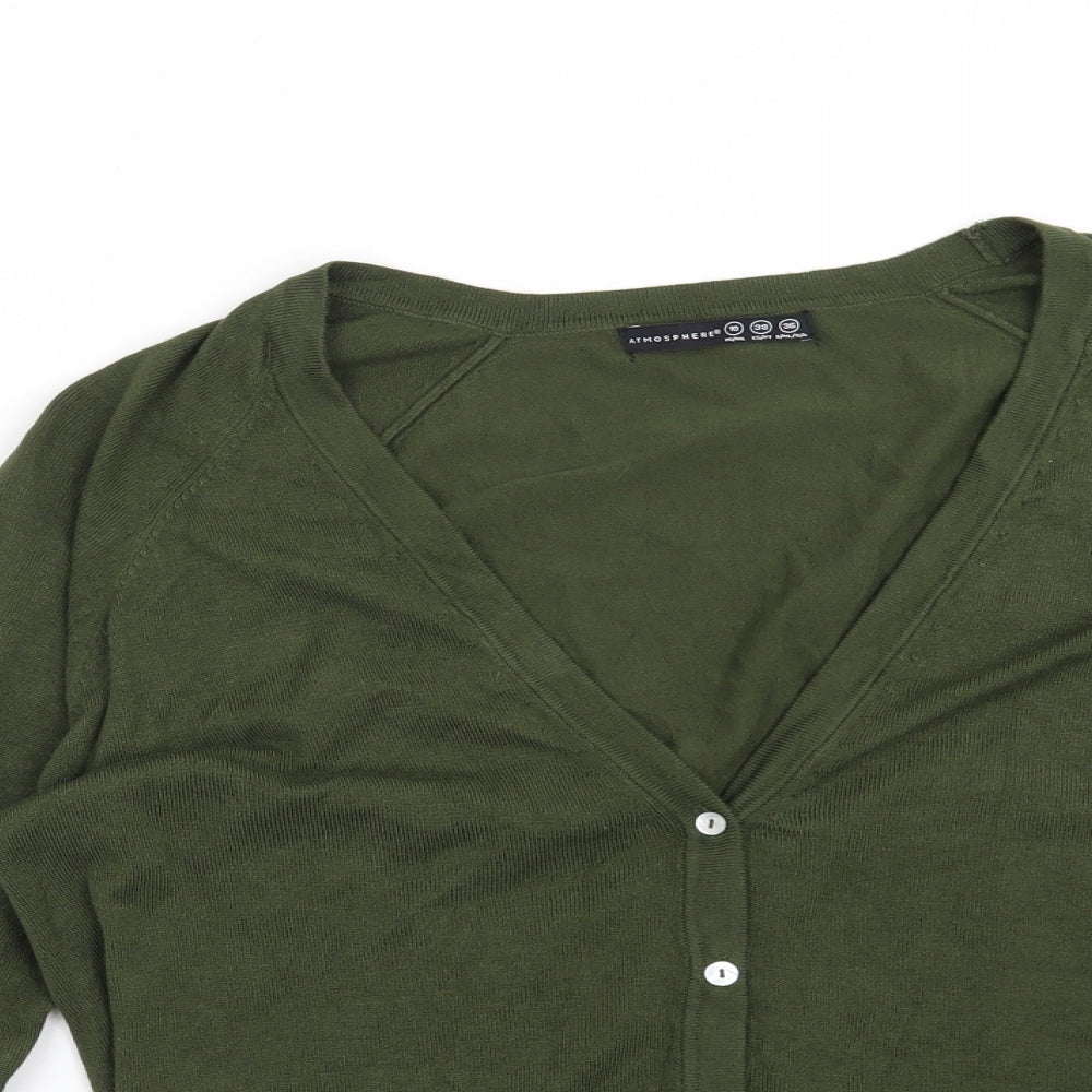 Atmosphere Womens Green   Cardigan Jumper Size 10