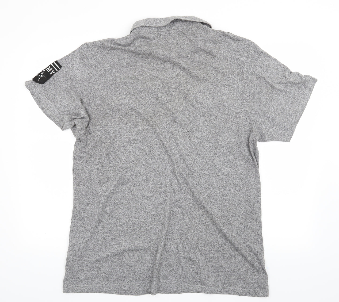 Twisted Soul Mens Grey    Polo Size XL