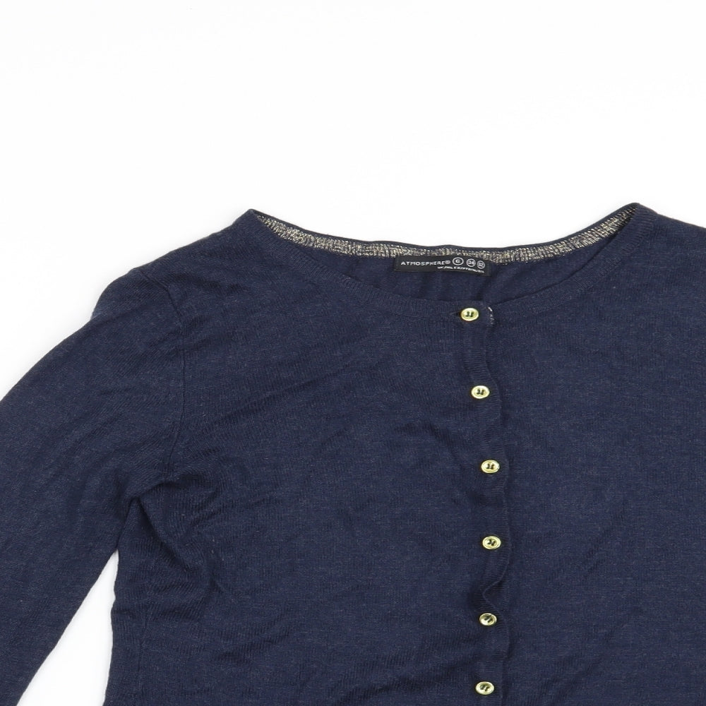 Atmosphere Womens Blue   Cardigan Jumper Size 6