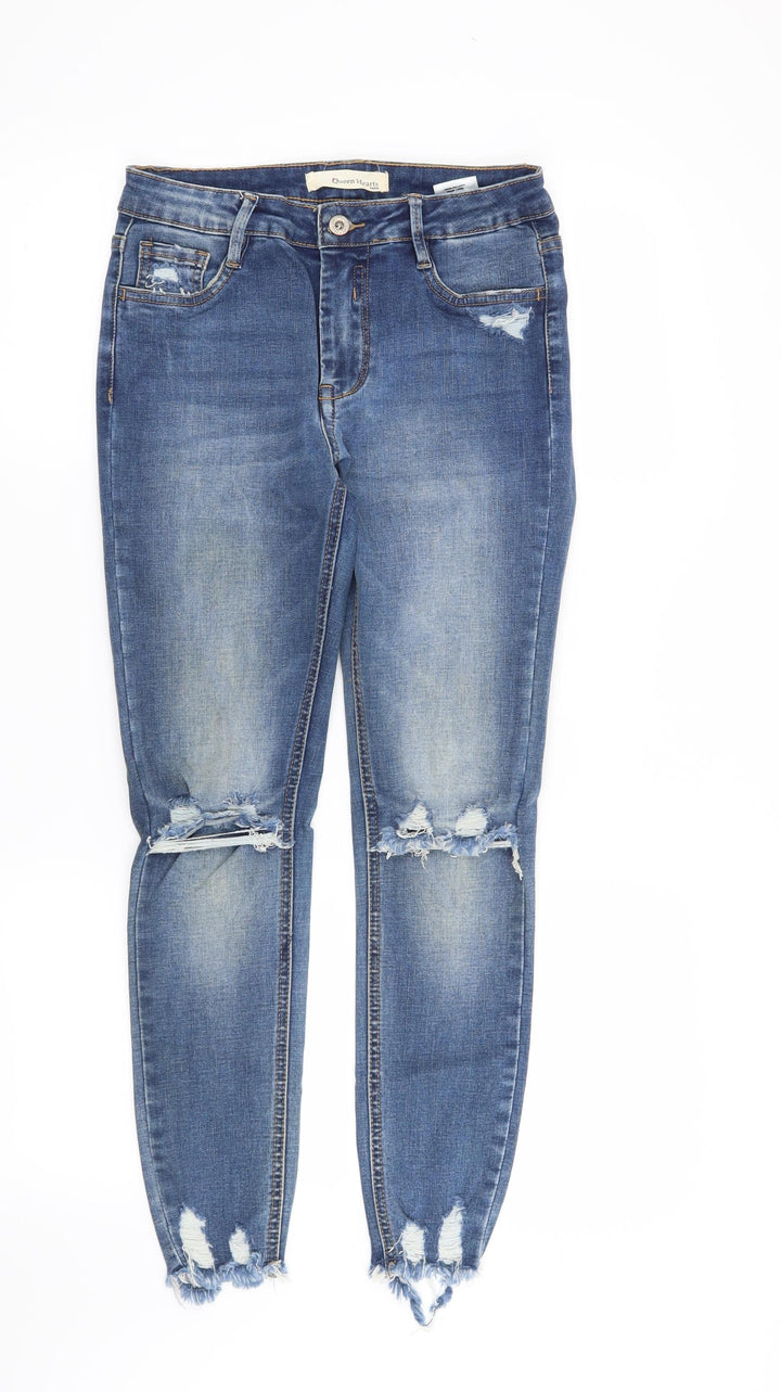Preworn Womens Blue   Skinny Jeans Size M L26 in