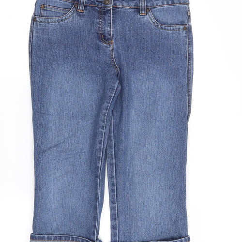 George Womens Blue   Cropped Jeans Size 12 L22 in