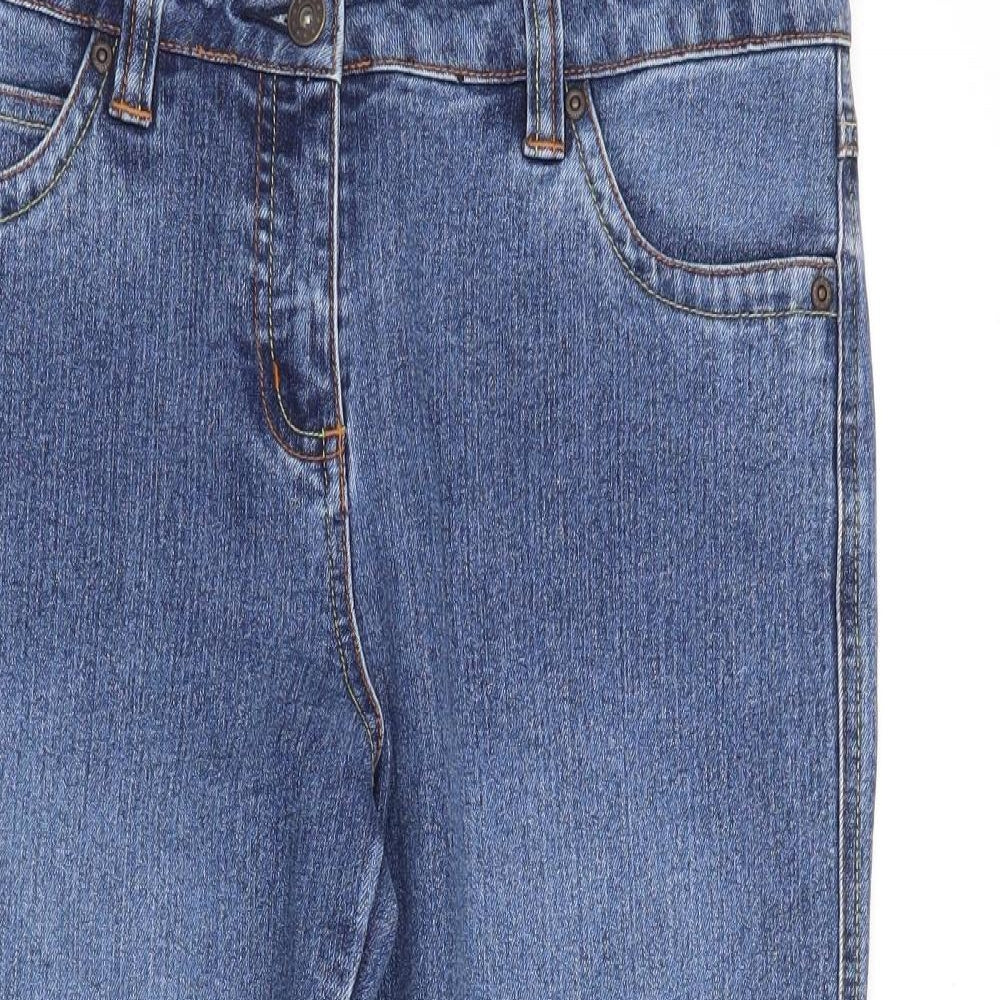 George Womens Blue   Cropped Jeans Size 12 L22 in