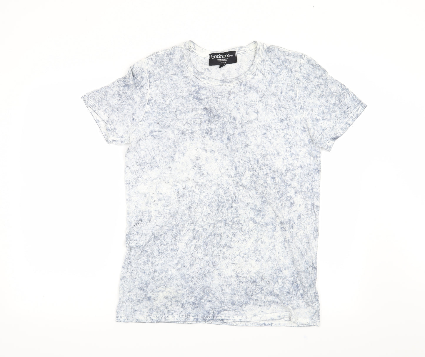Boohoo Mens Blue    T-Shirt Size S