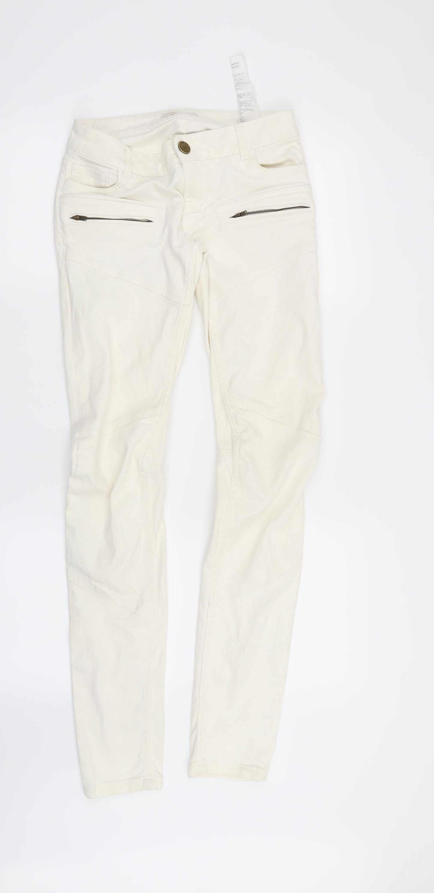Preworn Womens Beige   Straight Jeans Size 30 in L31 in
