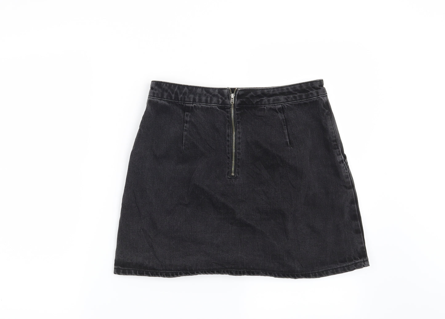 Topshop Womens Black   Mini Skirt Size 28 in